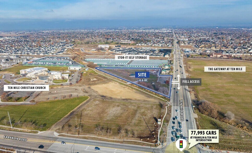 Primary Photo Of 175 N Ten Mile Rd, Meridian Land For Sale