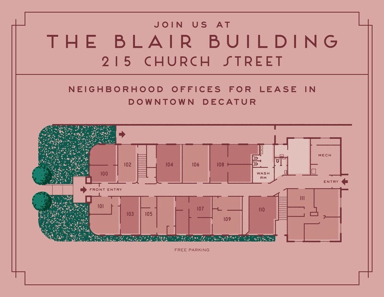 More Photos Of 215 Church St, Decatur Loft Creative Space For Lease