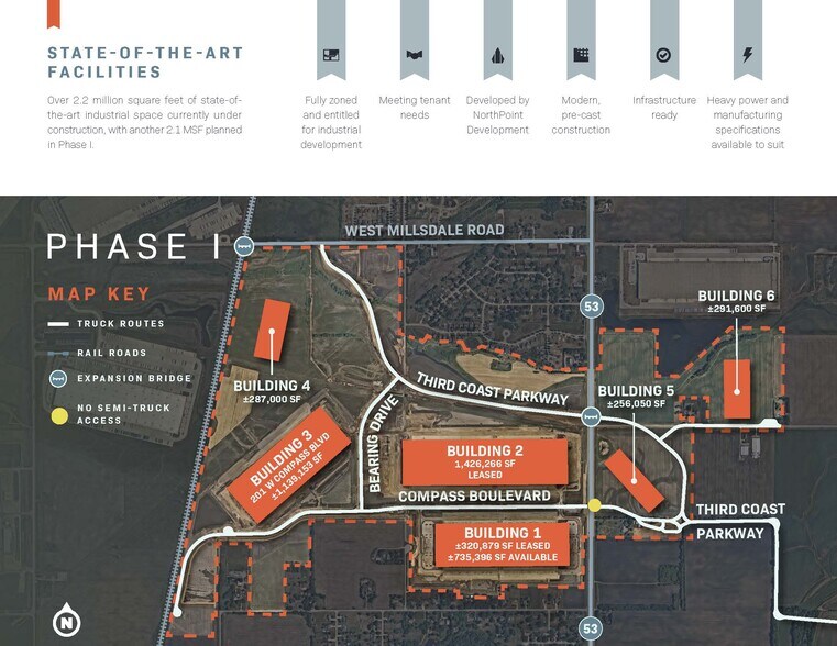 More Photos Of SWC Millsdale Rd & Route 53, Joliet Distribution For Lease