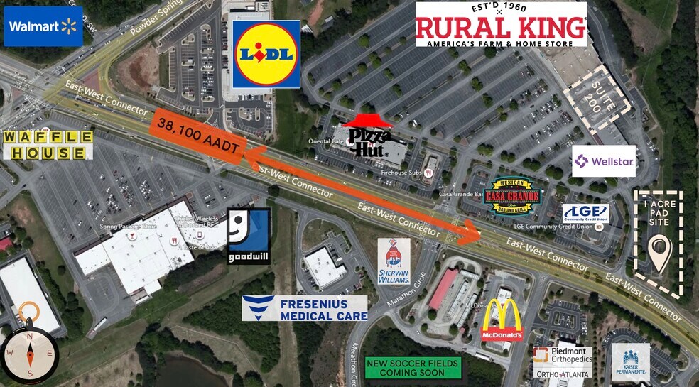 More Photos Of 2480 East-West Connecter, Austell Unknown For Lease