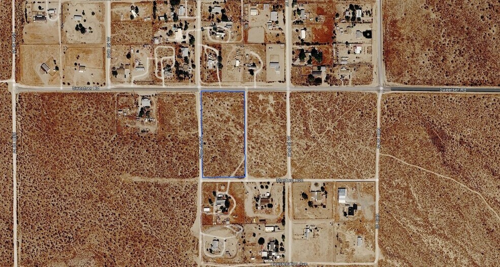 More Photos Of 6241 Sweetser Road At 62nd Street West Rd, Rosamond Land For Sale