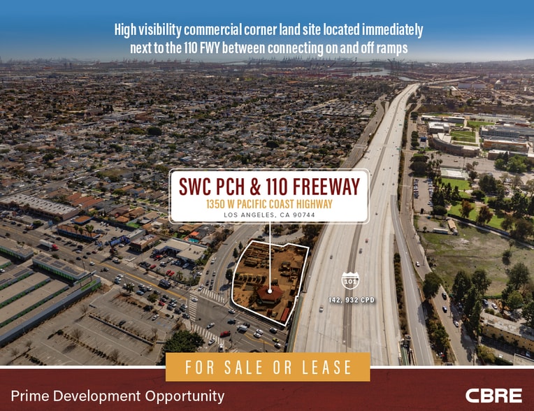 Primary Photo Of 1350 W Pacific Coast Hwy, Wilmington Land For Lease