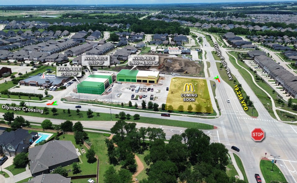 More Photos Of NWQ of Trinity Falls Pkwy & Olympic Crossing, McKinney Freestanding For Lease