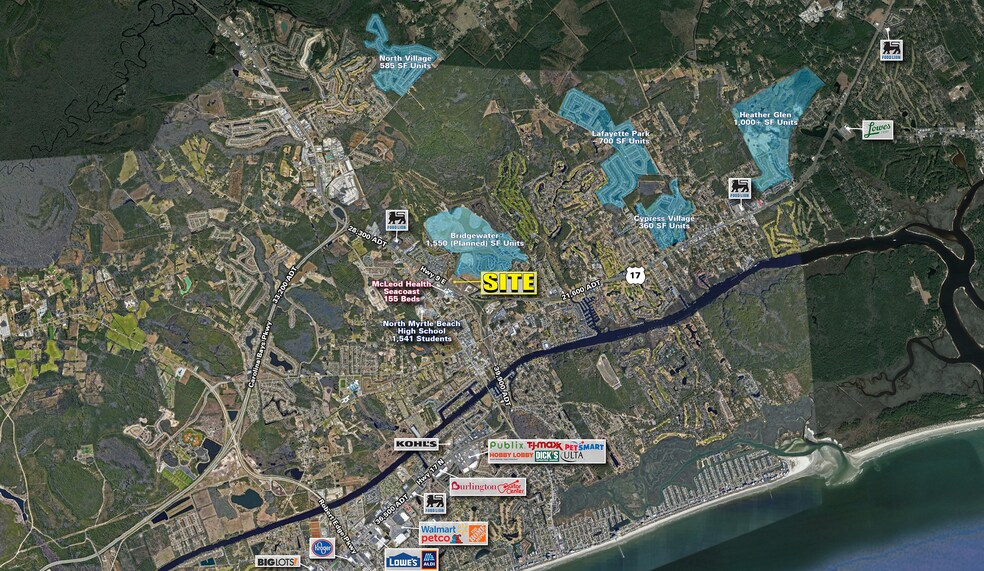 More Photos Of HWY 9 E & WATER GRANDE BLVD, Little River Land For Lease