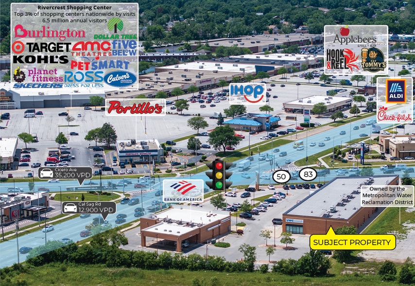 More Photos Of 4736-4756 W Cal Sag Rd, Crestwood Storefront For Sale