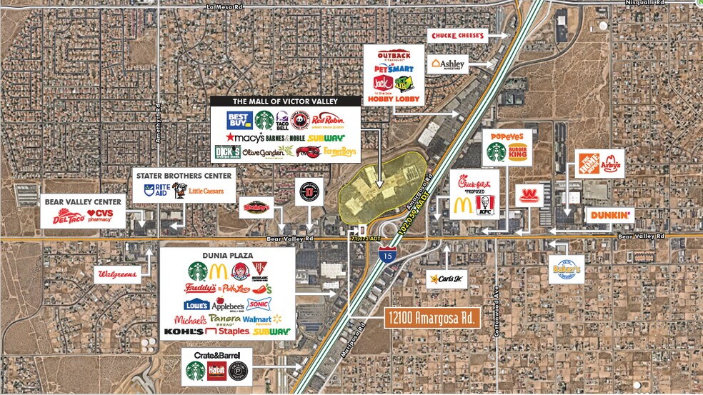 More Photos Of 12100 Amargosa Rd, Victorville Restaurant For Sale