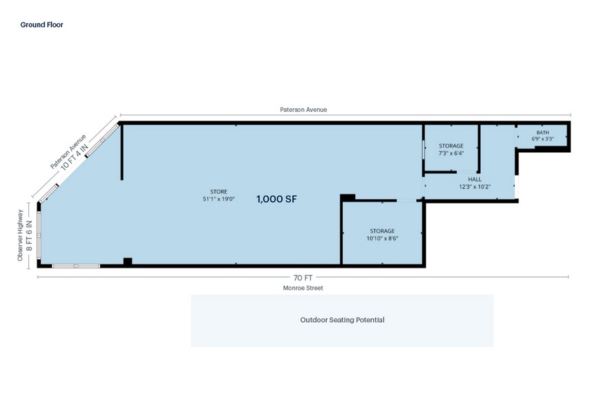 More Photos Of 50-56 Monroe St, Hoboken Storefront Retail Residential For Lease