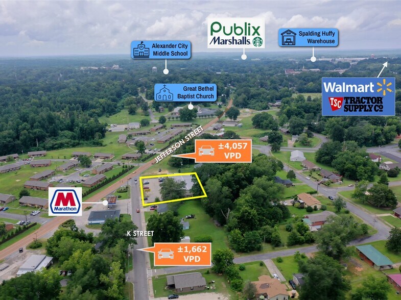 More Photos Of 819 K St, Alexander City Freestanding For Sale