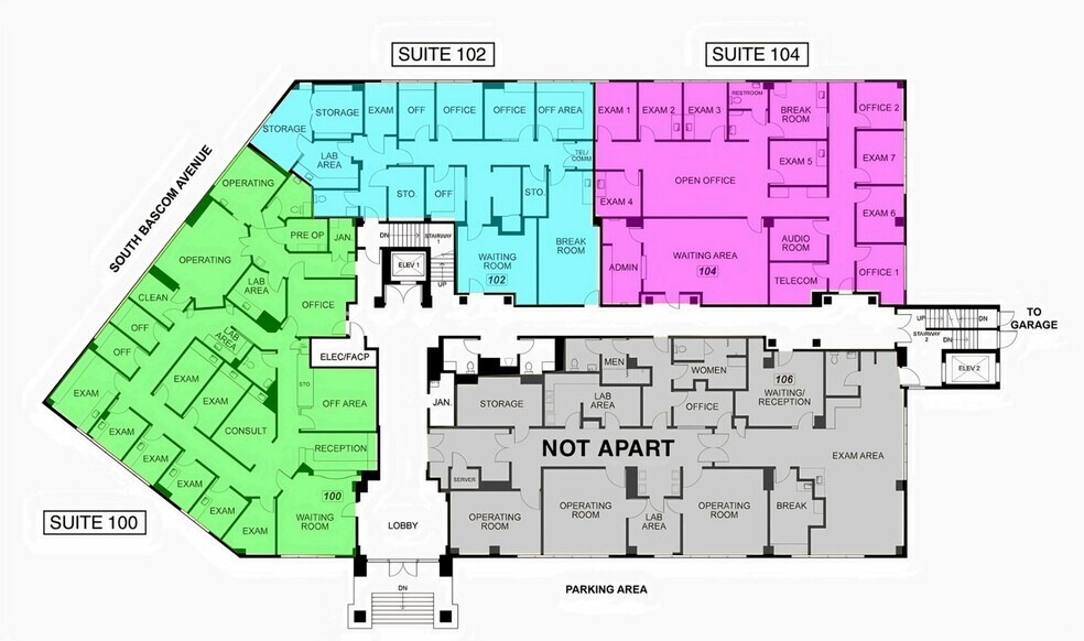 More Photos Of 3803 S Bascom Ave, Campbell Medical For Lease