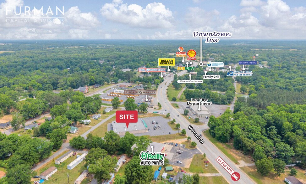 More Photos Of 9710 Highway 81 S, Iva Freestanding For Sale