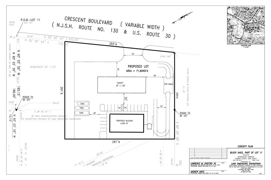 More Photos Of 7500 S Crescent Blvd, Pennsauken Land For Lease