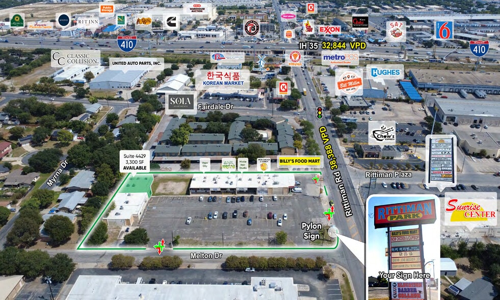 More Photos Of 4401-4419 Rittiman Rd, San Antonio Storefront Retail Office For Lease