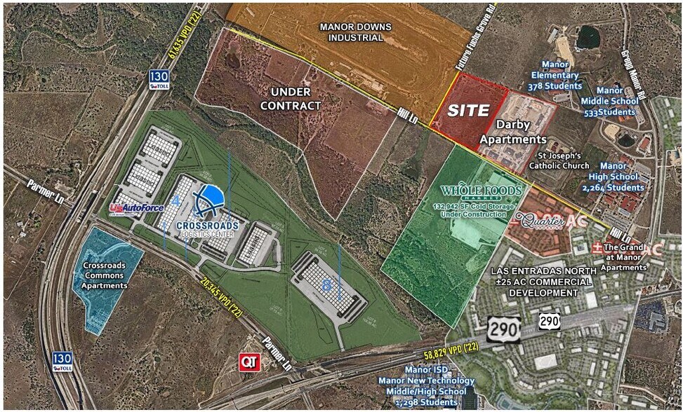 More Photos Of 10129 Hill Lane Hill Ln, Manor Land For Sale