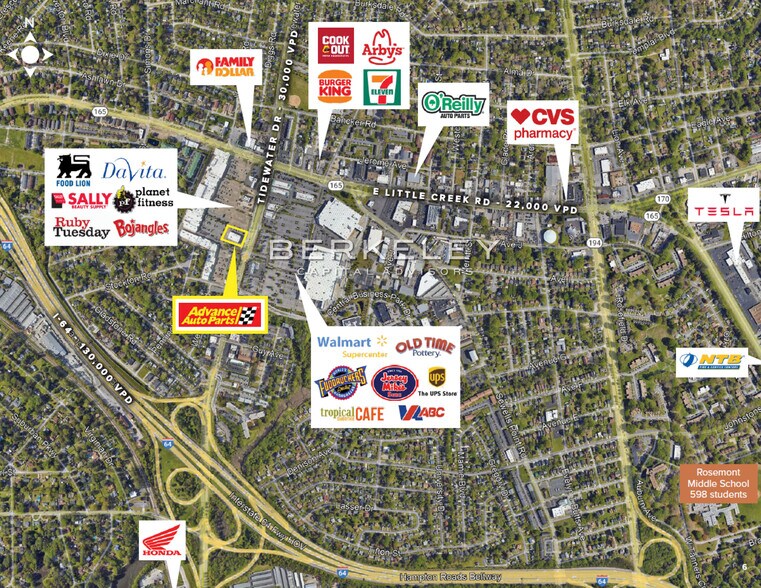 More Photos Of 7525 Tidewater Dr, Norfolk Freestanding For Sale