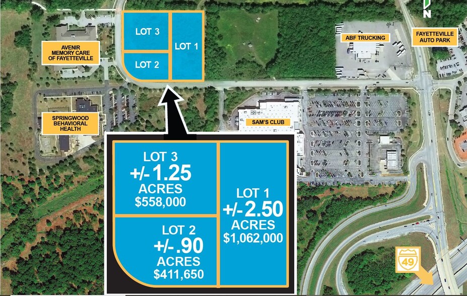 Primary Photo Of W Truckers Dr, Fayetteville Land For Sale