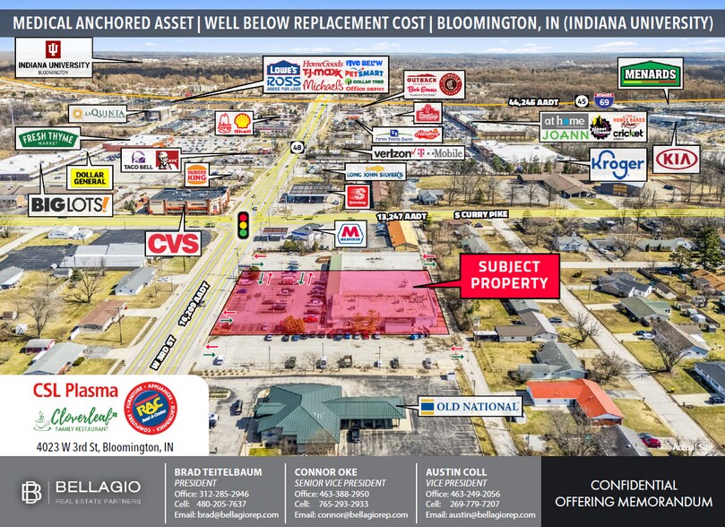 Primary Photo Of 4023-4025 W 3rd St, Bloomington Storefront For Sale