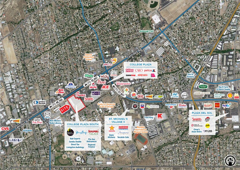 More Photos Of 2404-2446 Cerrillos Rd, Santa Fe Freestanding For Lease