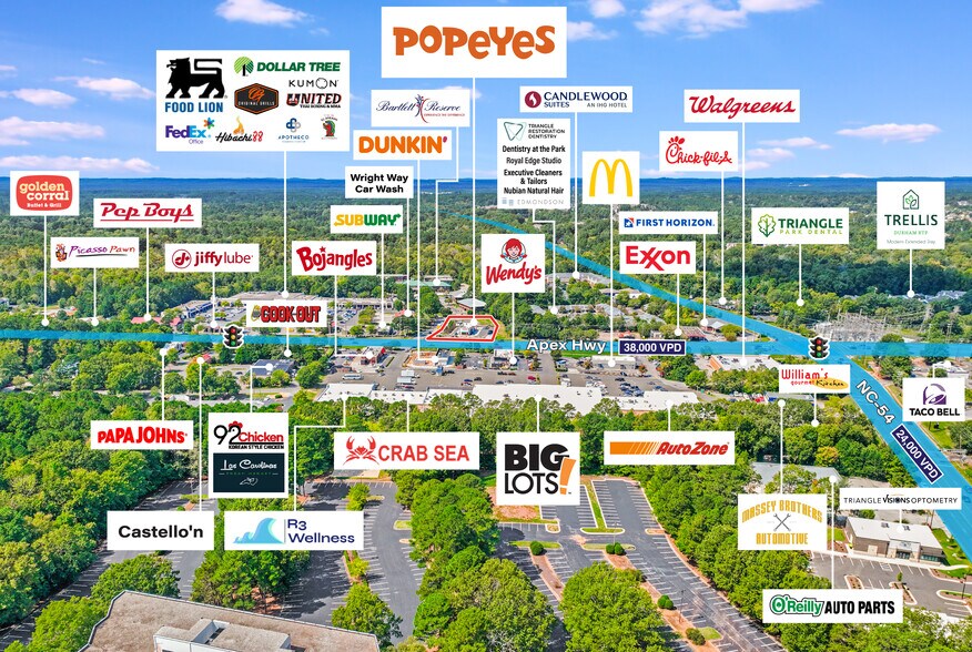 More Photos Of 4818 Apex Hwy, Durham Fast Food For Sale