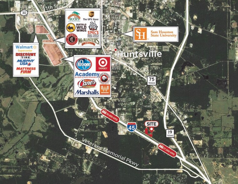 More Photos Of 844 Interstate 45, Huntsville Land For Lease