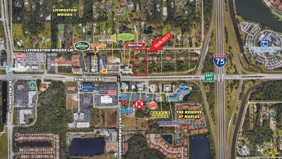 Primary Photo Of Pine Ridge Rd @ I-75, Naples Land For Sale