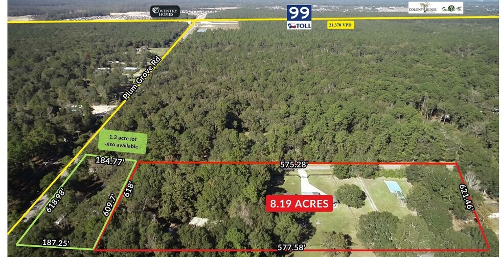 More Photos Of 69 Magnolia blvd, Huffman Land For Sale