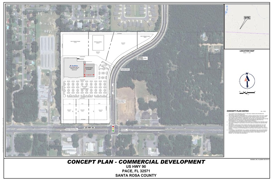 Primary Photo Of 5240 Highway 90, Pace Land For Lease