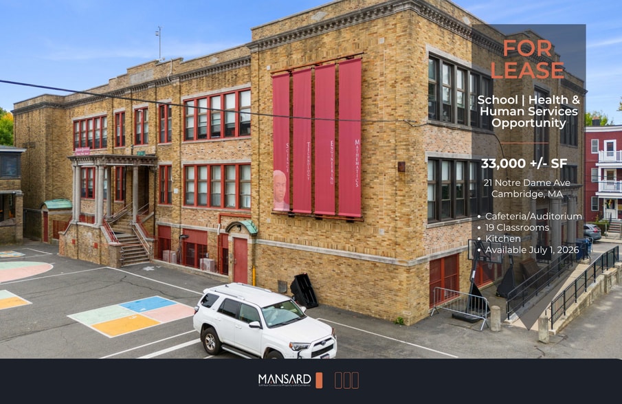 Primary Photo Of 21 Notre Dame Ave, Cambridge Unknown For Lease