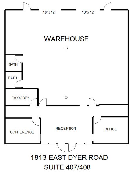 More Photos Of 1813 E Dyer Rd, Santa Ana Light Manufacturing For Lease