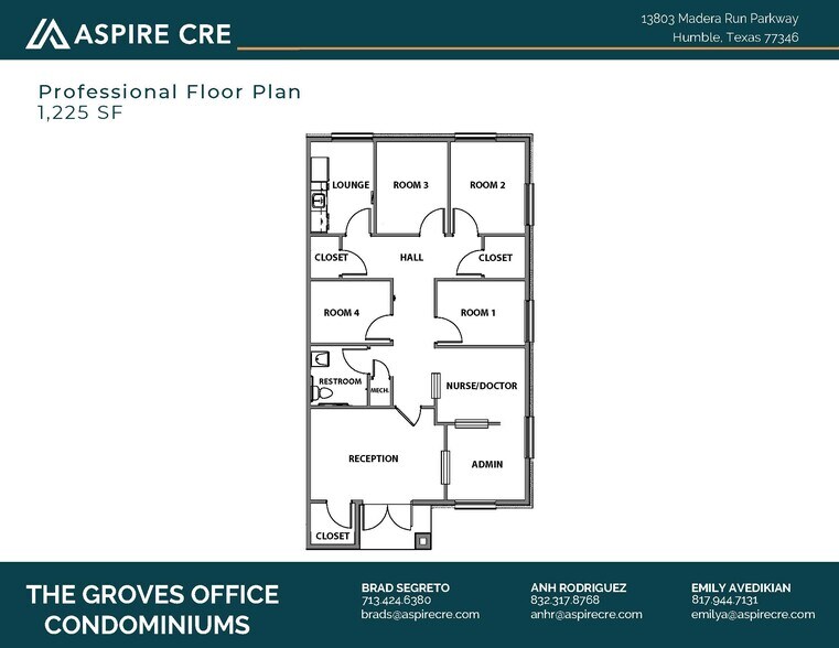 More Photos Of 13803 Madera Run, Humble Office For Sale