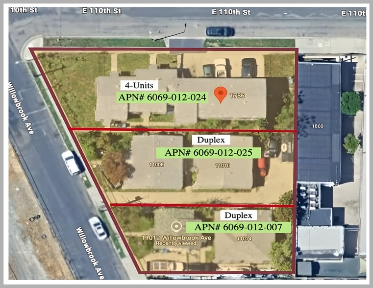 Primary Photo Of 1786 E 110th St, Los Angeles Land For Sale