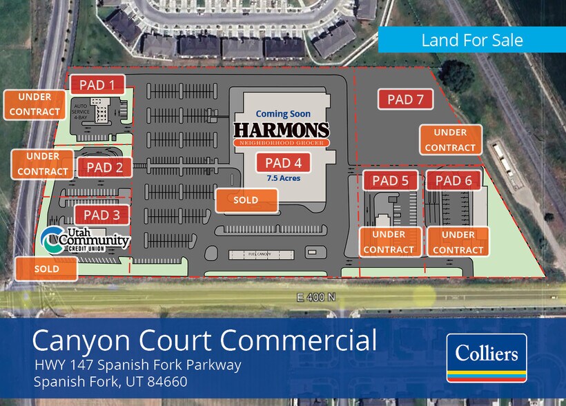 Primary Photo Of Hwy 147 (400 N) Spanish Fork Pkwy, Spanish Fork Land For Sale