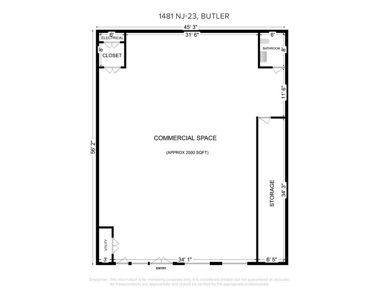 More Photos Of 1481 State Route 23, Butler Storefront For Lease