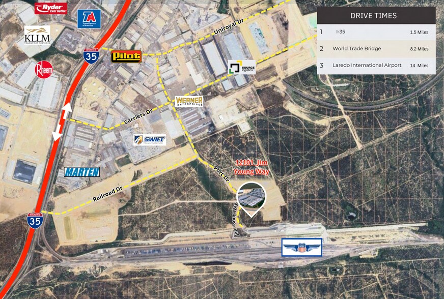 More Photos Of 12101 Jim Young Way, Laredo Warehouse For Lease