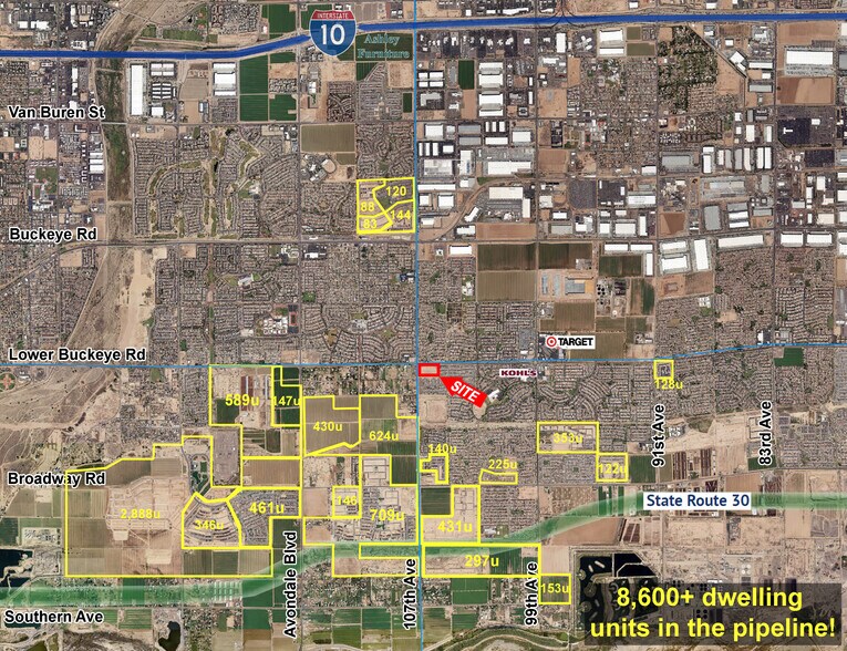 More Photos Of SEC 107th Ave & Lower Buckeye Rd, Phoenix Land For Sale