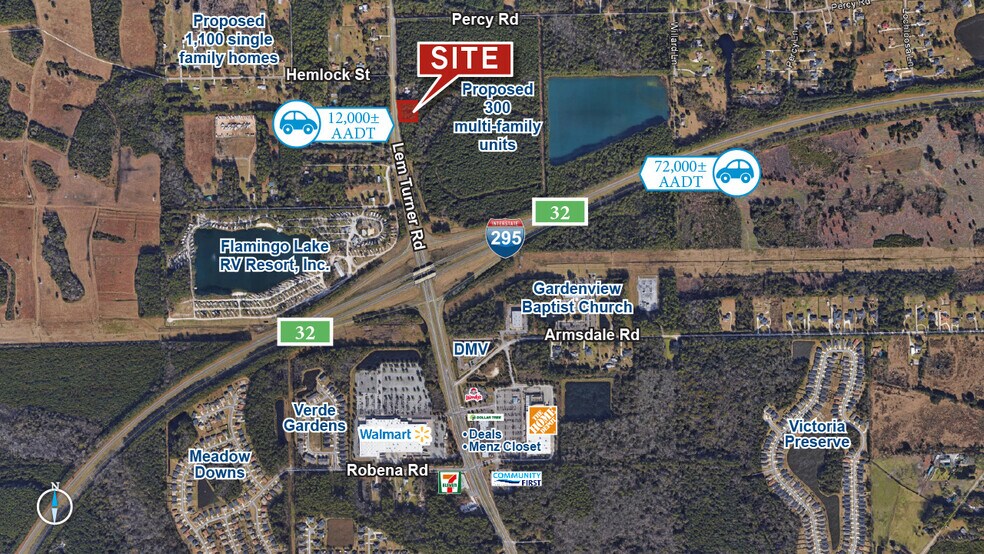 More Photos Of 12457 Lem Turner Rd, Jacksonville Land For Sale