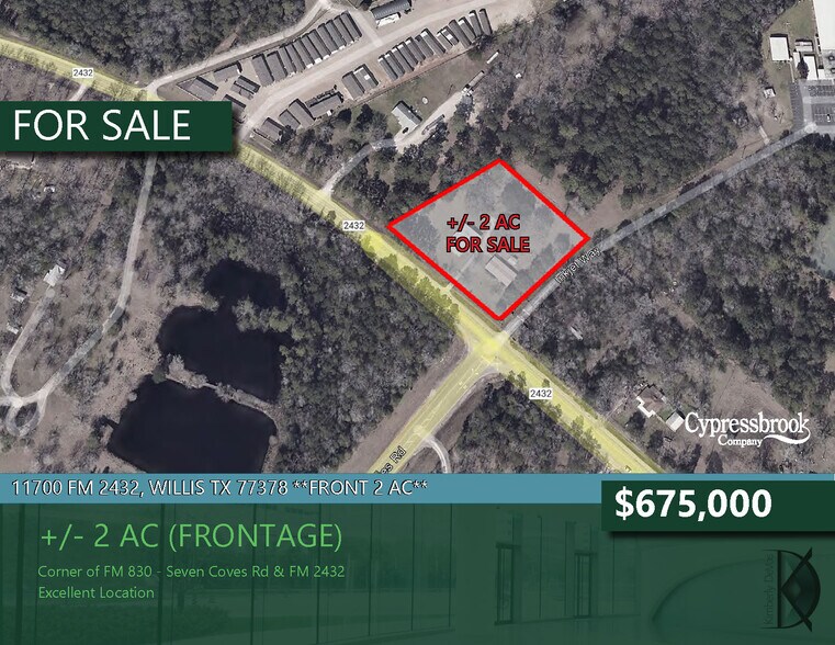 Primary Photo Of 11700 FM 2432 Rd, Willis Land For Sale