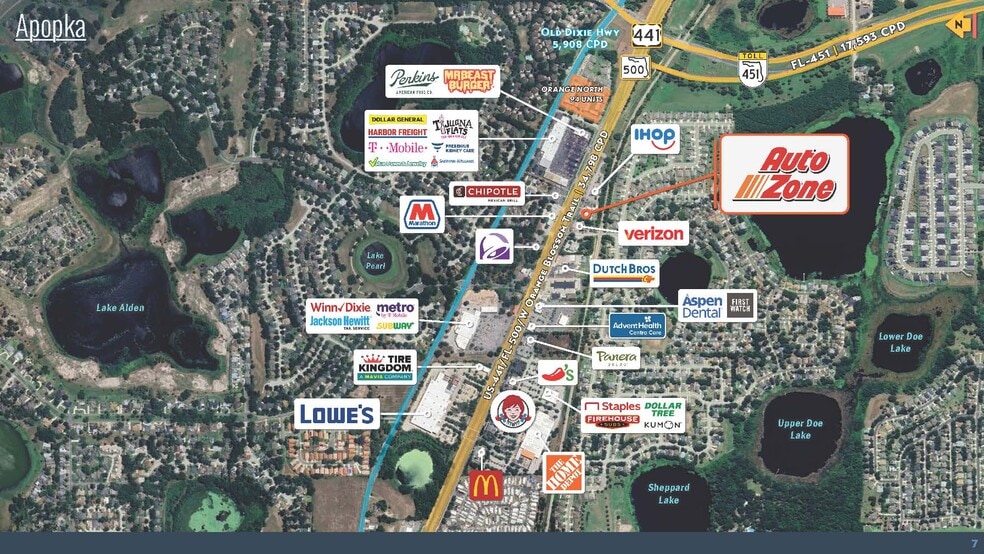 More Photos Of 1250 W Orange Blossom Trl, Apopka Freestanding For Sale