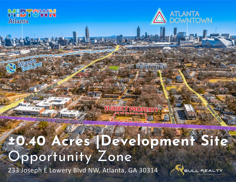 Primary Photo Of 233 Joseph E Lowery Blvd NW, Atlanta Land For Sale