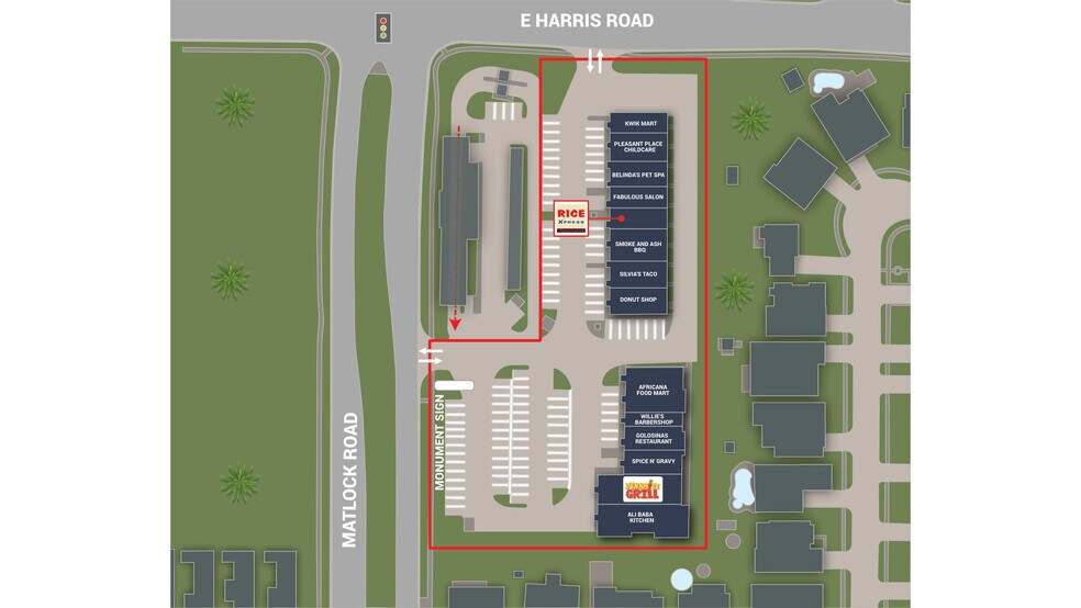 More Photos Of 7301-7401 Matlock Road, Arlington Storefront For Lease