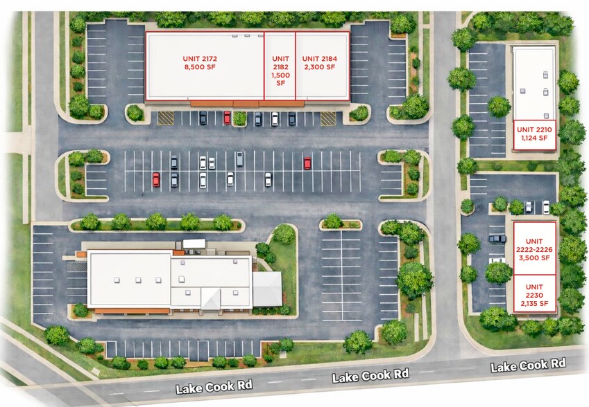 More Photos Of 2172-2182 Lake Cook Rd, Algonquin Storefront Retail Office For Lease