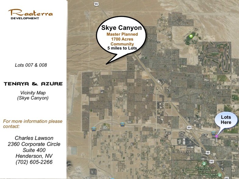 More Photos Of 6000 N Tenaya Way, Las Vegas Land For Sale