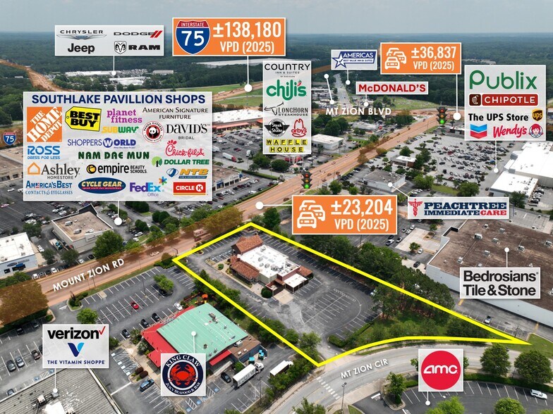 More Photos Of 1971 Mount Zion Rd, Morrow Restaurant For Sale