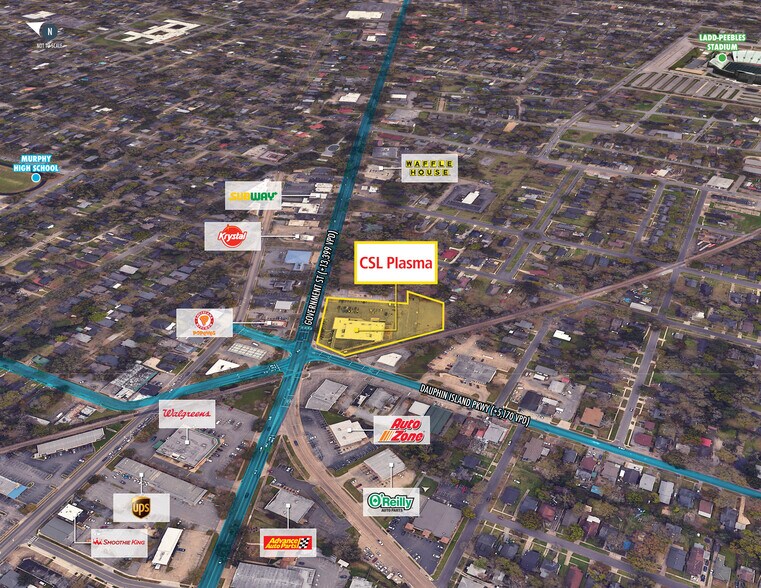 More Photos Of 1971 Government St, Mobile Freestanding For Sale