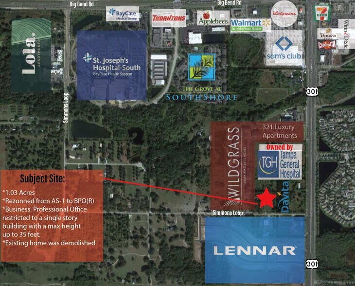 More Photos Of 6613 Simmons Loop, Riverview Land For Sale