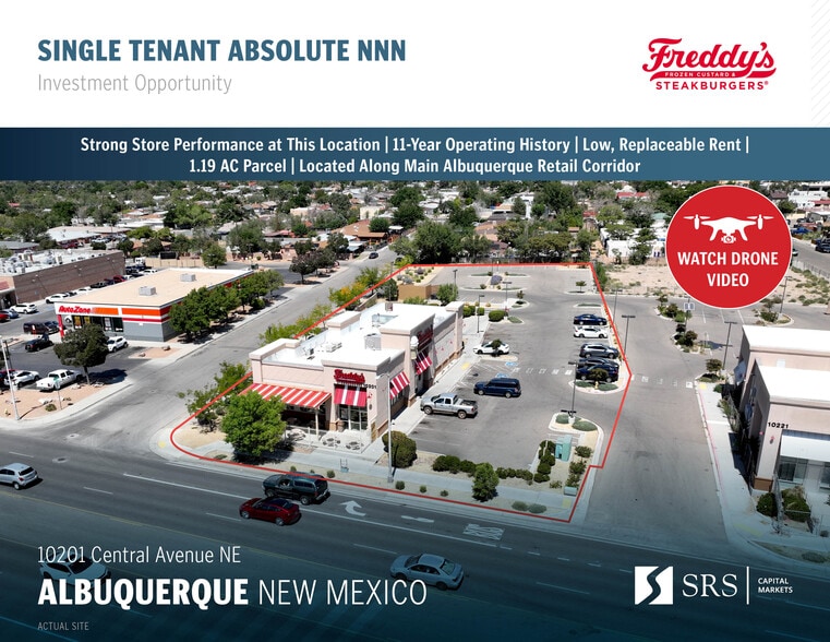 Primary Photo Of 10201 Central Ave NE, Albuquerque Fast Food For Sale