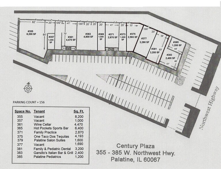 More Photos Of 355-385 W Northwest Hwy, Palatine General Retail For Sale