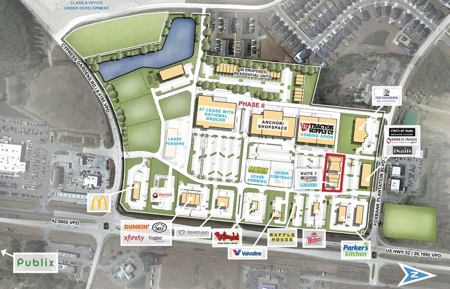 More Photos Of Foxbank Towne Center, Moncks Corner Storefront For Lease