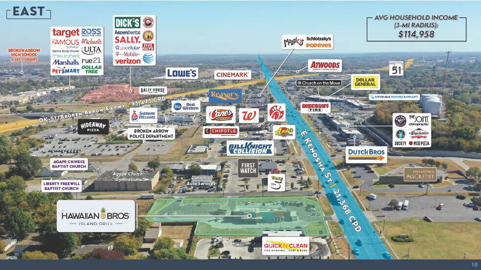 More Photos Of 500 E Kenosha St, Broken Arrow Fast Food For Sale