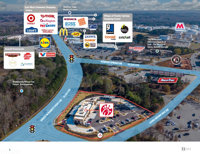 More Photos Of 6652 Ernest W Barrett Pky SW, Marietta Fast Food For Sale