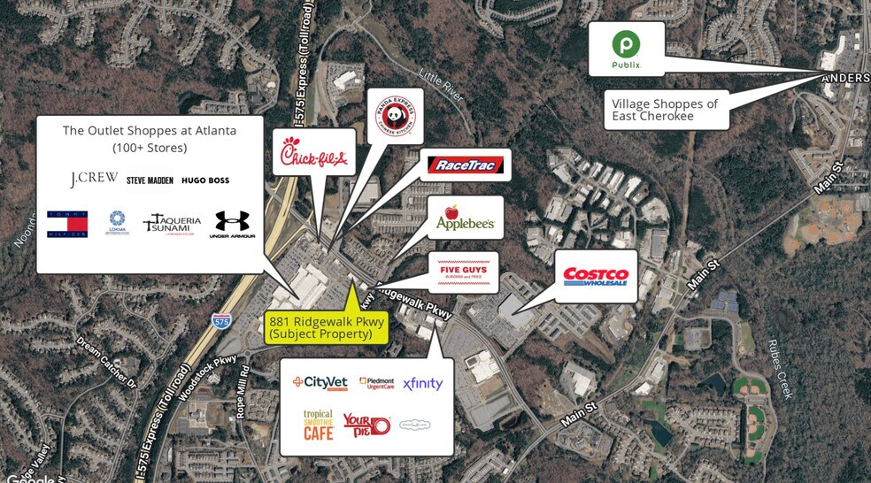 More Photos Of 881 Ridgewalk Pky, Woodstock Storefront For Sale